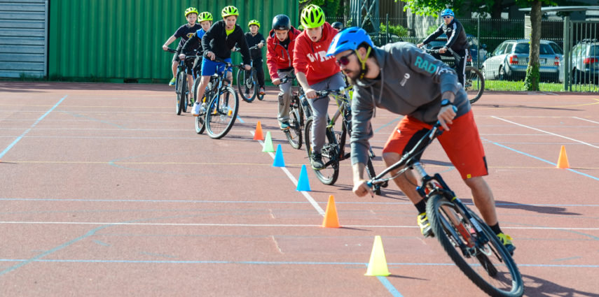 Start des Radtechnik Moduls